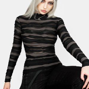 Disturbia Distortion top, size 10 UK, US 6